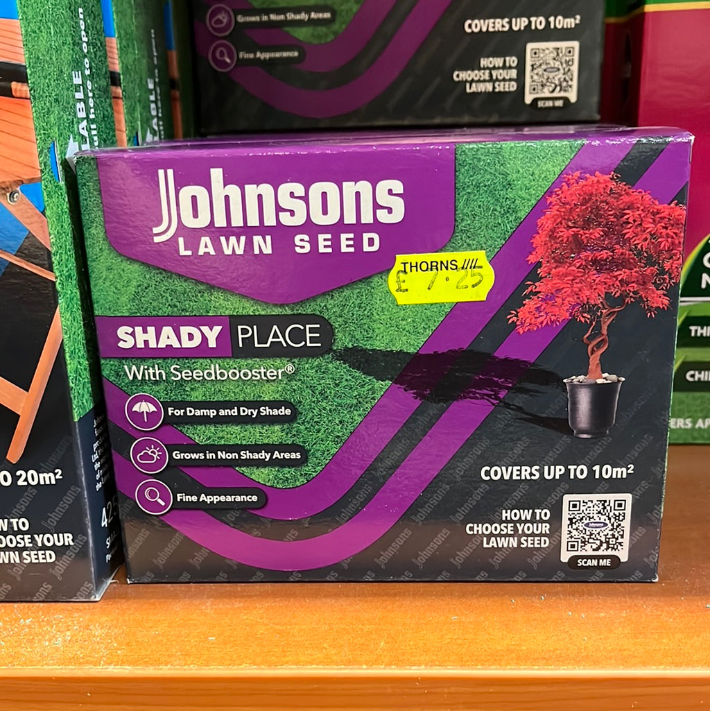 Johnsons Shady Place Lawn Seed 210g Thorns Diy