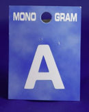 28mm Monogram White Self Adhesive Vinyl Letter 'A'