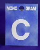 28mm Monogram White Self Adhesive Vinyl Letter 'C'