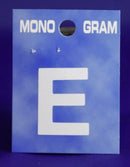 28mm Monogram White Self Adhesive Vinyl Letter 'E'
