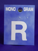 28mm Monogram White Self Adhesive Vinyl Letter 'R'
