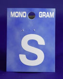 28mm Monogram White Self Adhesive Vinyl Letter 'S'