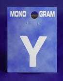 28mm Monogram White Self Adhesive Vinyl Letter 'Y'