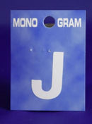 28mm Monogram White Self Adhesive Vinyl Letter 'J'