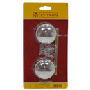 Centurion Chrome Plated Victorian Mortice Knob 60mm