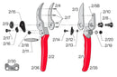 Felco Replacement Nut Bolt Set for Model 2