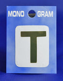 28mm Monogram Gold Self Adhesive Vinyl Letter 'T'