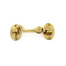 Securit Brass Cabin Hook Silent Type 75mm