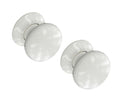 Securit Ceramic Door Knobs White (Pair) 60mm