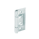 Securit Flush Hinges Zinc Plated (Pair) 40mm