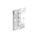 Securit Steel Butt Hinges Polished Chrome Plated (Pair) 100mm