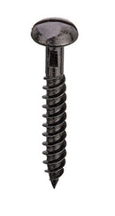 Unifix Woodscrews Slotted Round Head Black Japanned 12g x 2''