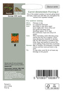 Johnsons 121025 Daucus carota - Carrot Amsterdam forcing 3