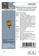 Johnsons Seeds Marigold (French) Dwarf Double Mixed