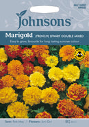 Johnsons Seeds Marigold (French) Dwarf Double Mixed