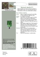 Johnsons Seeds Spinach Apollo F1