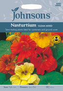 Johnsons Seeds Nasturtium Gleam Mixed