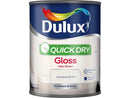 Dulux Quick Dry Gloss Jasmine White 750ml