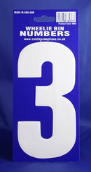 Wheelie Bin Self Adhesive White Vinyl 3