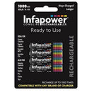 Infapower AAA 1000mAh Battery Pack of 4