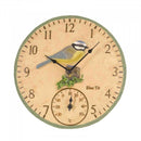Smart Garden Products Blue Tit Wall Clock & Thermometer