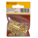 Centurion 38mm x 25mm Brass Straight Barrel Bolt