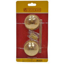 Centurion 60mm Polished Brass Victorian Mortice Knob