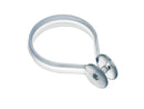 Croydex Shower Curtain Rings x 12 Clear AK142232