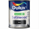 Dulux Quick Drying Satinwood Black 750ml 5211285