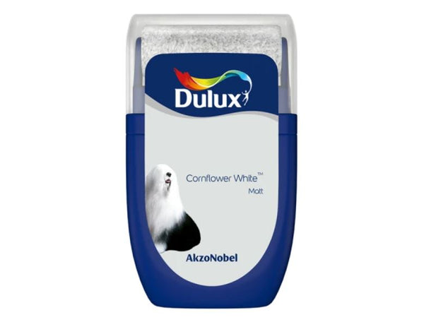 Dulux Emulsion Tester Cornflower White 30ml 5267809