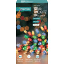 Premier 100 Multi Coloured Multi-Action LED Battery Operated Time Lights LB112383M