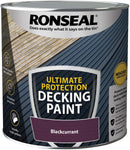 Ronseal Ultimate Decking Stain Paint Blackcurrant 2.5 Litres 39097