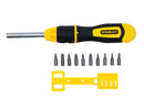Stanley Multibit Ratchet Screwdriver & 10 Bits