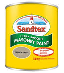 Sandtex Ultra Smooth French Grey Masonry Paint 150ml Tester