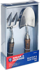 Spear and Jackson Stainless Weed Fork & Hand Trowel Set HANDTOOLSET1
