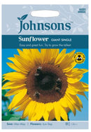 Johnsons Seeds Helianthus annuus - Sunflower Giant Single