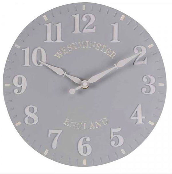 Outside In Designs Westminster Duck Egg Wall Clock 5160012