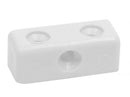 White Modesty Blocks 35mm Pack of 10
