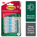 3M Command Outdoor Light Clips 17017CLR-AWES Pack of 16