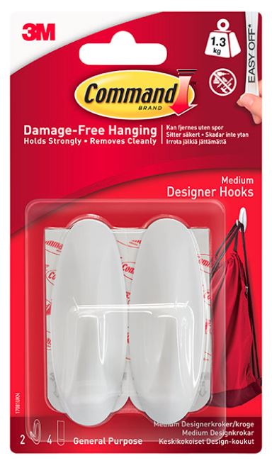 3M Command Medium Hooks 17081