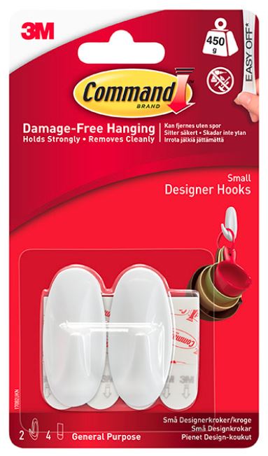 3M Command Small Hooks 17082