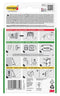 3M Command X-Large Picture Hanging Strips Black 17217 BLK Pack of 4