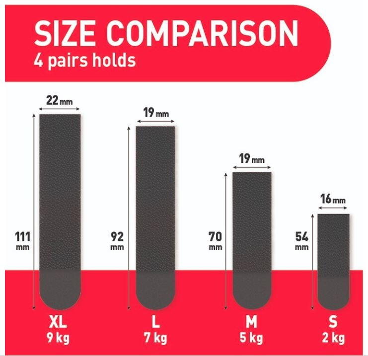 3M Command X-Large Picture Hanging Strips Black 17217 BLK Pack of 4