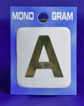 28mm Monogram Gold Self Adhesive Vinyl Letter 'A'