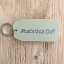 What's This For? Wooden Keyring