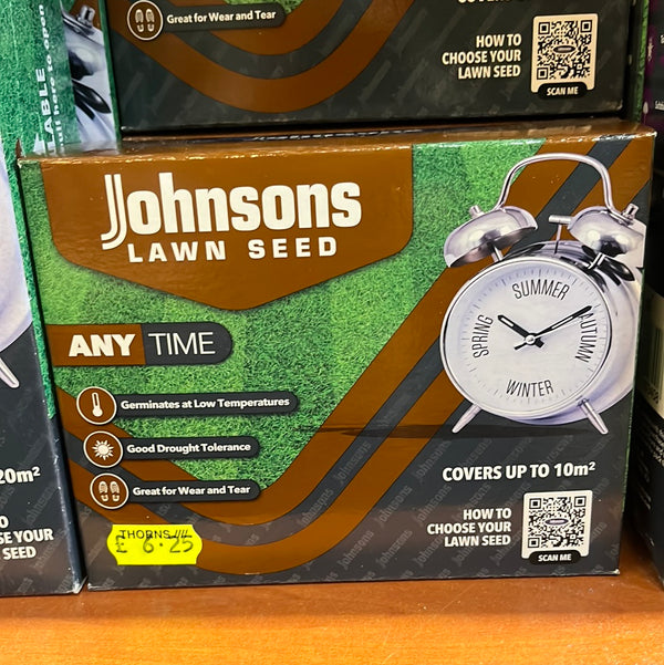 Johnsons Anytime Lawn Seed 210g