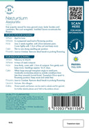 Johnsons Seeds Nasturtium Alaska Mixed