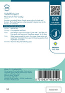Johnsons Seeds Wallflower Monarch Fair Lady