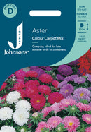 Johnsons Seeds Aster Colour Carpet Mixed