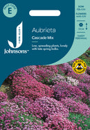 Johnsons Seeds Aubrietia Cascade Mixed